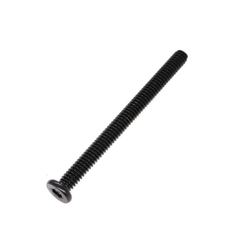 binifiMux 12pcs 1/4-20 x 2-1/2 Inch Black Hex Socket Cap Screws Bolts for Furniture Chair Table Desk Crib Bed, Full Thread - Image 2